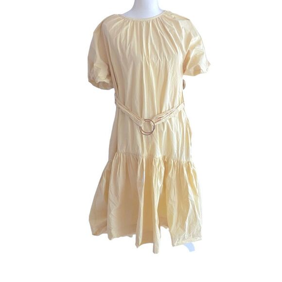 Eudon Choi Collective Belted Tier Dress Size 8 - Picture 6 of 10